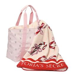 Victorias Secret Blanket And Tote 