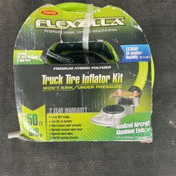 NEW - Legacy HGH2-FZ Flexzilla Truck Tire Inflator Kit with 3/8" x 50 ft. Hose