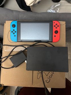 Nintendo Switch with Dock and Power Adapter