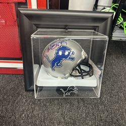 Matthew Stafford Autographed Mini Lions Helmet