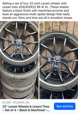 22” Rims and Tires