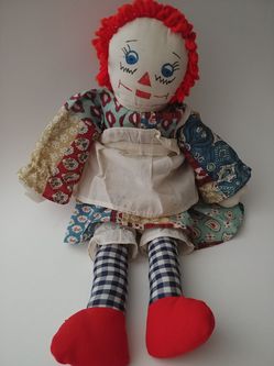 Vintage Raggedy Ann Doll 20"