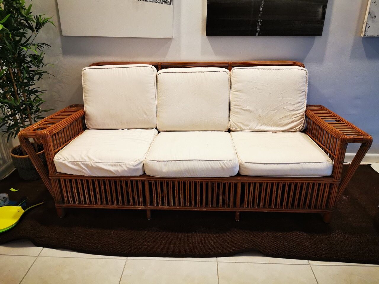 Palecek President Sofa 3900$ (was 6500$) outdoor or indoor very rare piece