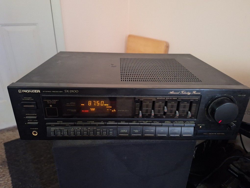 Pioneer sx-2900 receiver