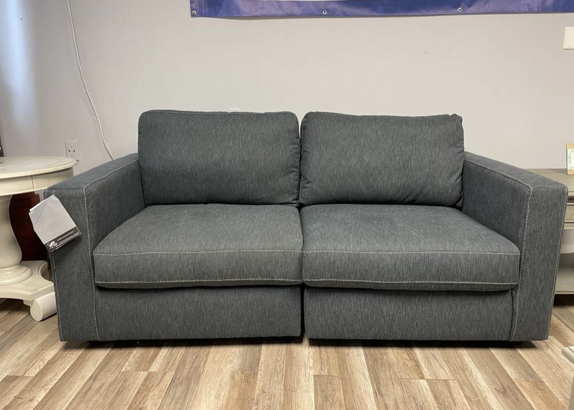 Grey Loveseat Model Clear out  - Marked At Cost 