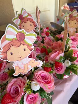strawberry centerpieces