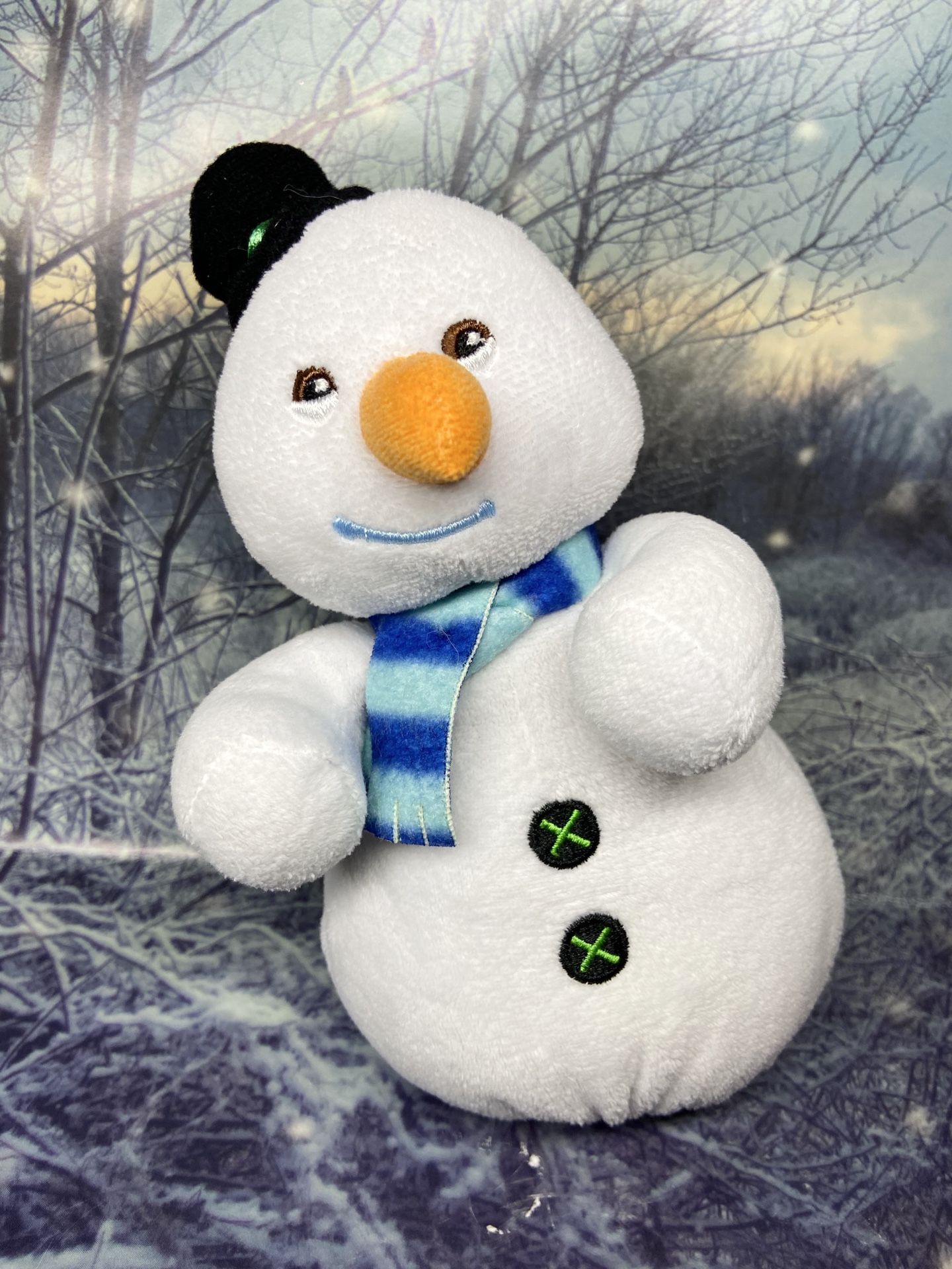 Rare Disney Doc McStuffins Chilly Snowman 7” plush