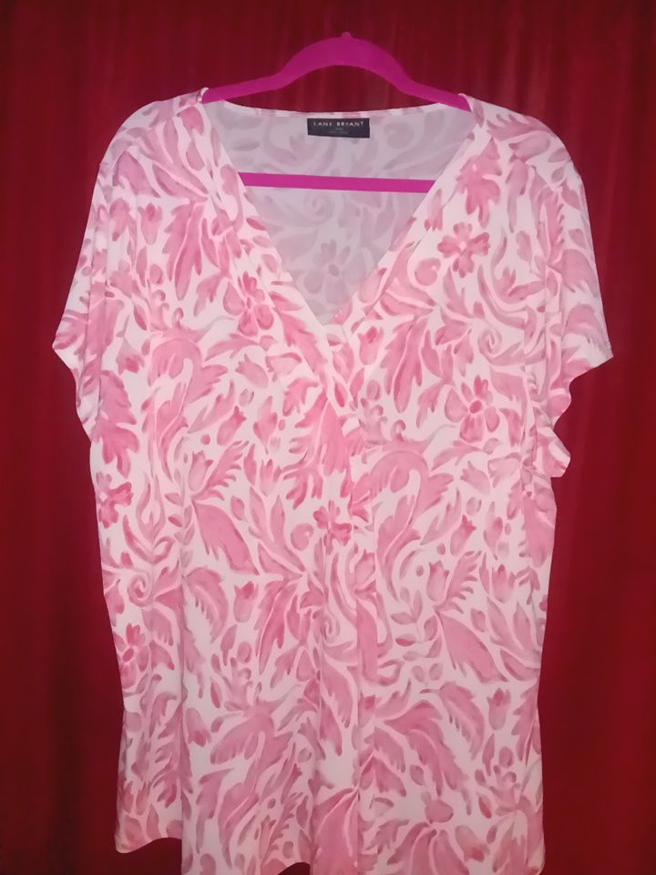 Lane bryant v neck short sleeve