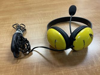 Califone 2800YL-USB Over-Ear Stereo Headset with Gooseneck Microphone