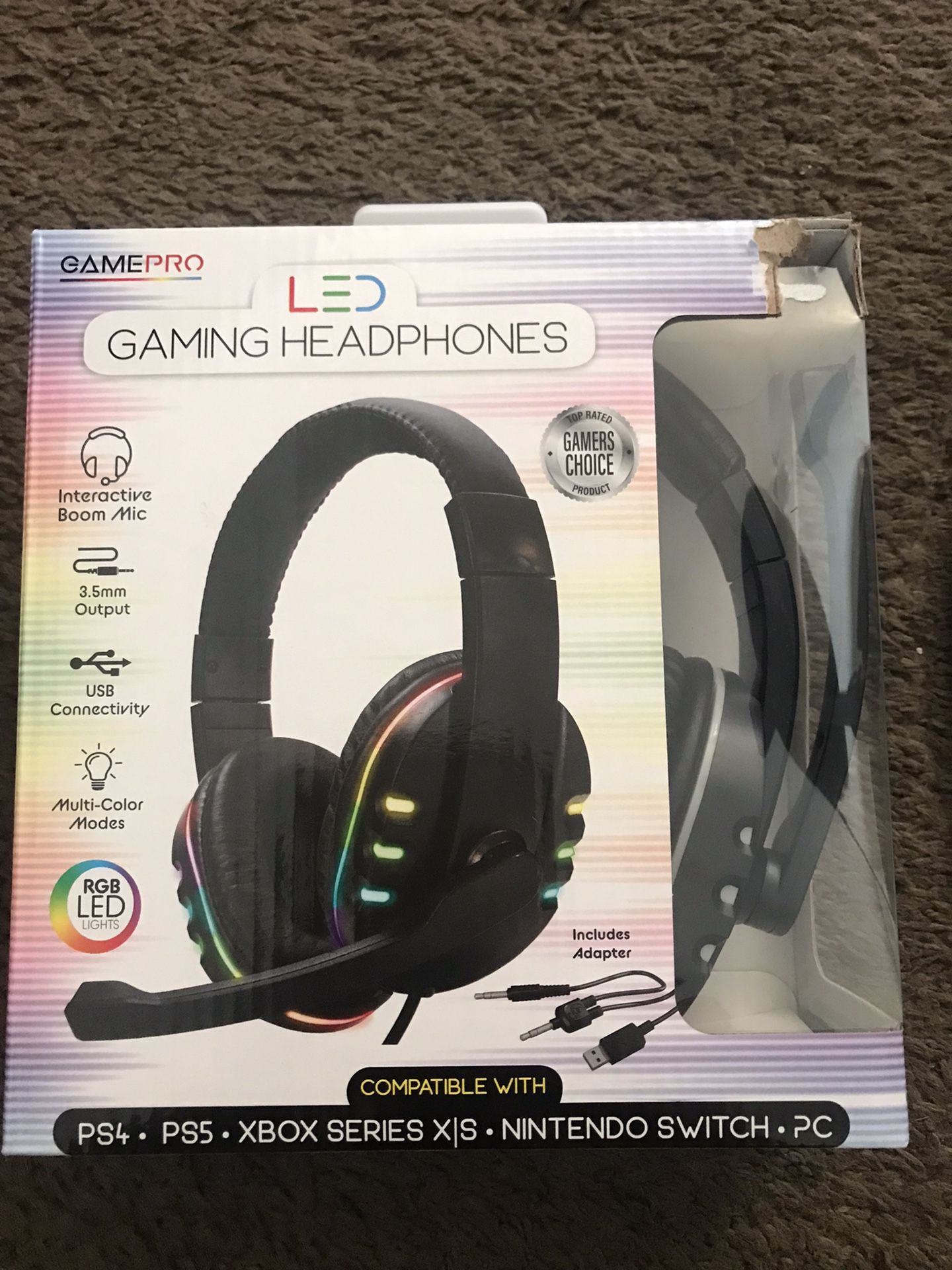 (NEW) LED GAMING HEADPHONES