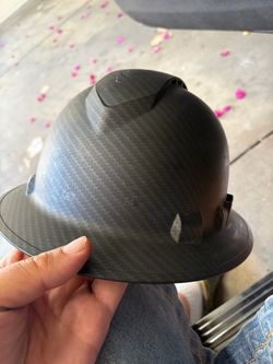 Carbon fiber hard hat