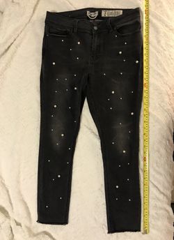 Gray pearl jeans size 13 junior - 8 women