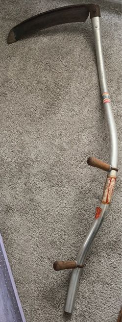 Vintage Scythe with Aluminum Snath
