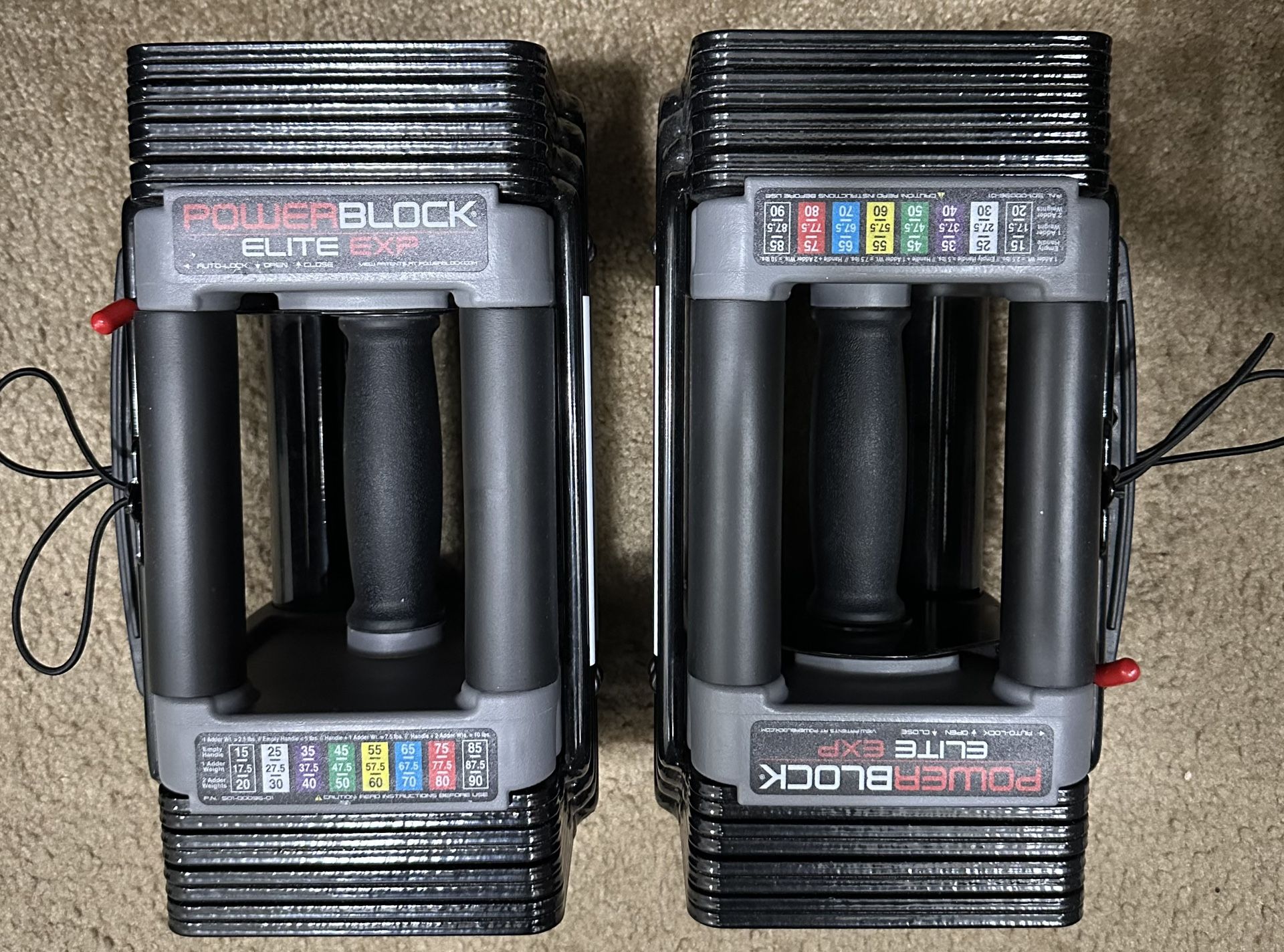 PowerBlock Elite EXP Stage 1 Adjustable Dumbbells