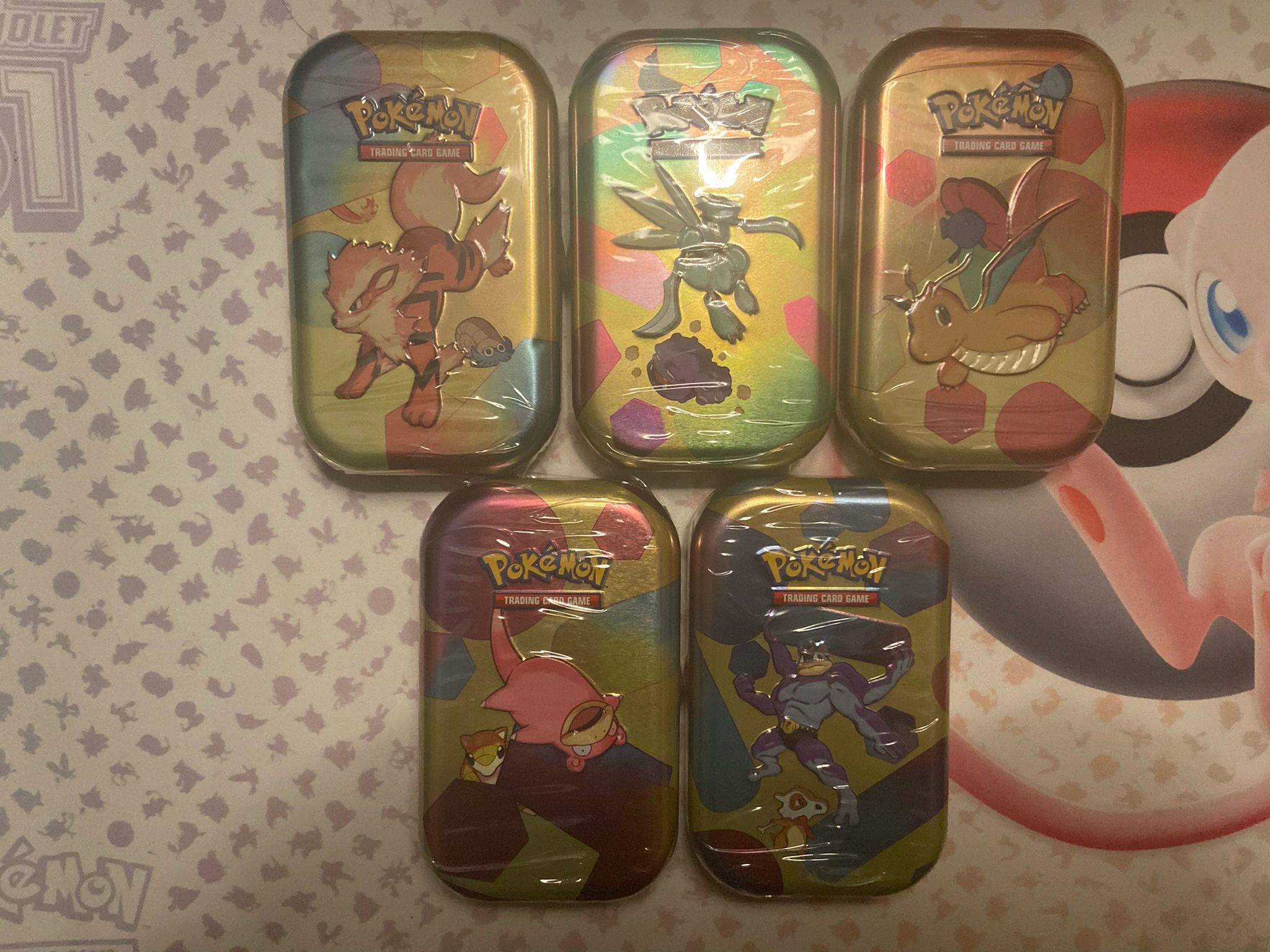 (5) 151 mini tins