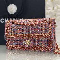 Chanel Tweed Luxury Bag
