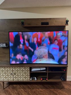 🔥 beautiful modern entertainment center 🔥