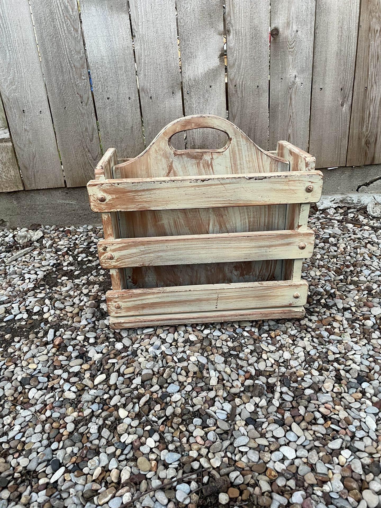 Large Farm Decor/ Magazine Rack