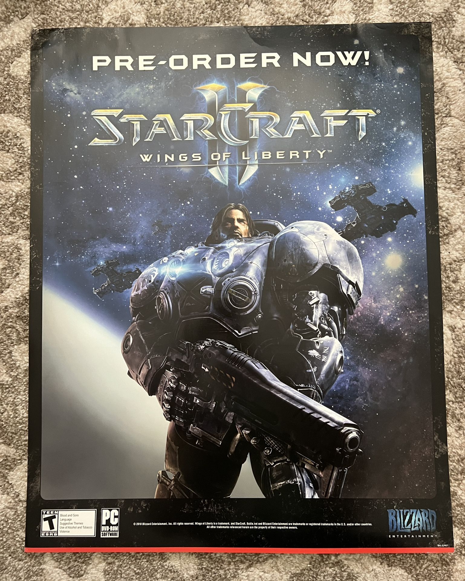 Starcraft 2 Wings Of Liberty Promo Display Posters