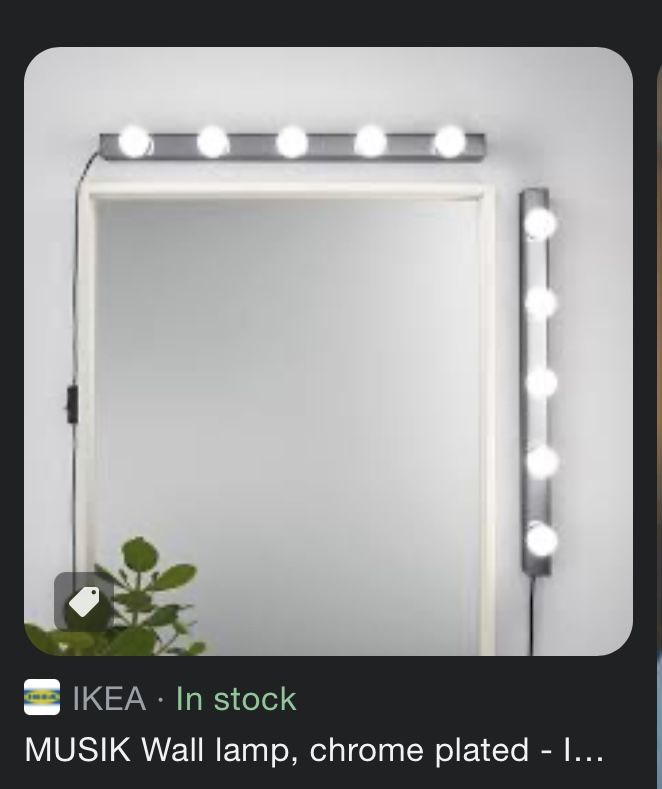 Ikea Vanity Lights