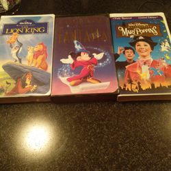 Rare Walt Disney Masterpiece Edition VHS