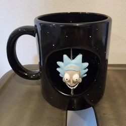 NEW Rick and Morty Coffee Mug Rick Spinner Head Mug 20 fl. oz