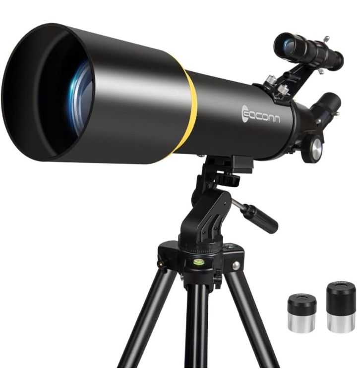 90mm Aperture 600mm Refractor Telescope