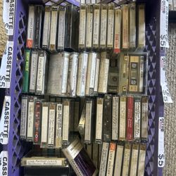Bulk lot Of Mixed Tapes/Cassettes