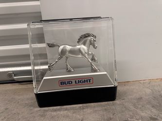 Bud Light Clydesdale Horse Display Figurine
