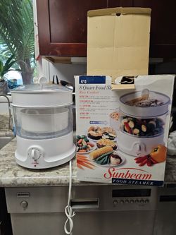 Sunbeam food steamer/rice cooker