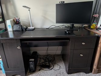 Ashley Furniture computer desk - Dark Brown