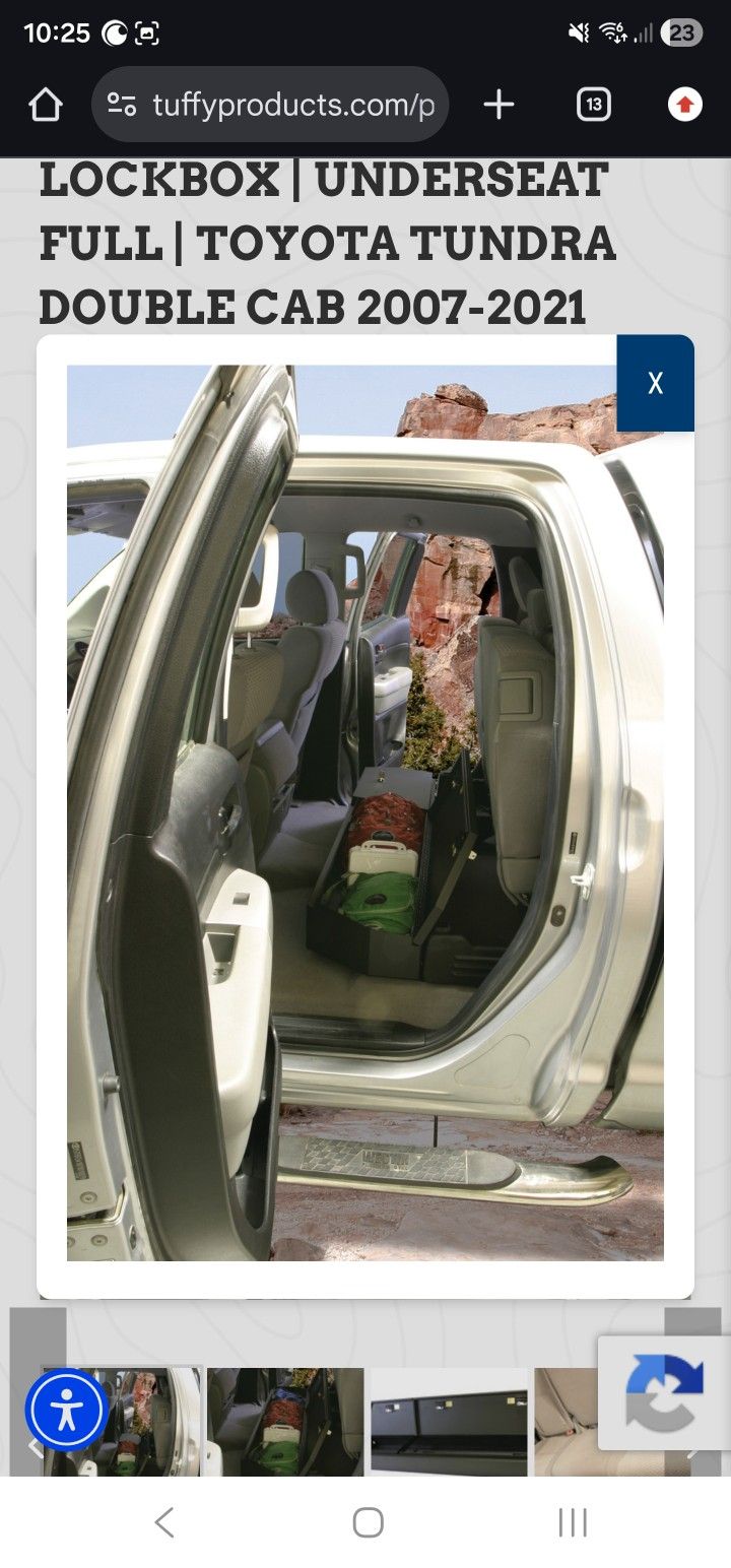 Tuffy Lockbox | Underseat Full | Toyota Tundra Double Cab 2007-2021