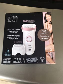 Girls Braun Silk 9 Shaver