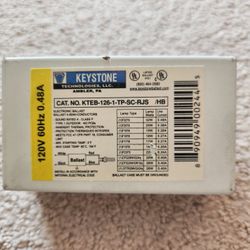 Keystone KTEB-126-1-TP Compact Fluorescent Ballast With Box