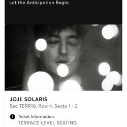 JOJI LA TICKETS JULY 11