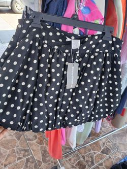 New miss guided polka dot skirt size xl womens