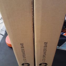 Hp LCD speaker bars Brand new in box never used