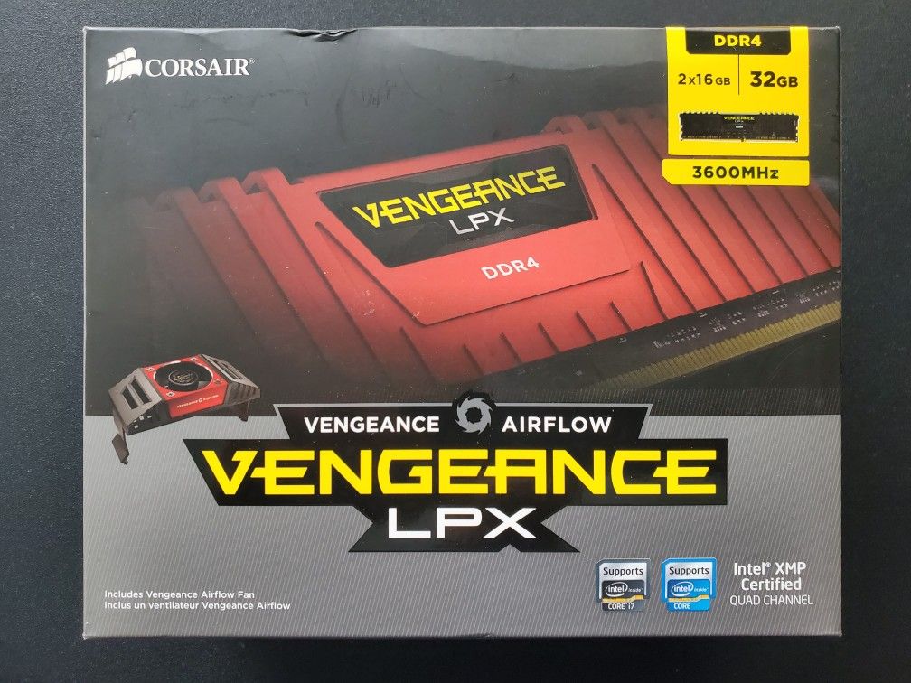 CORSAIR Vengeance LPX 32GB (2x16GB) 3600 MHz (CL16) *B-Die* (ver 4.31) DDR4 Desktop RAM Memory