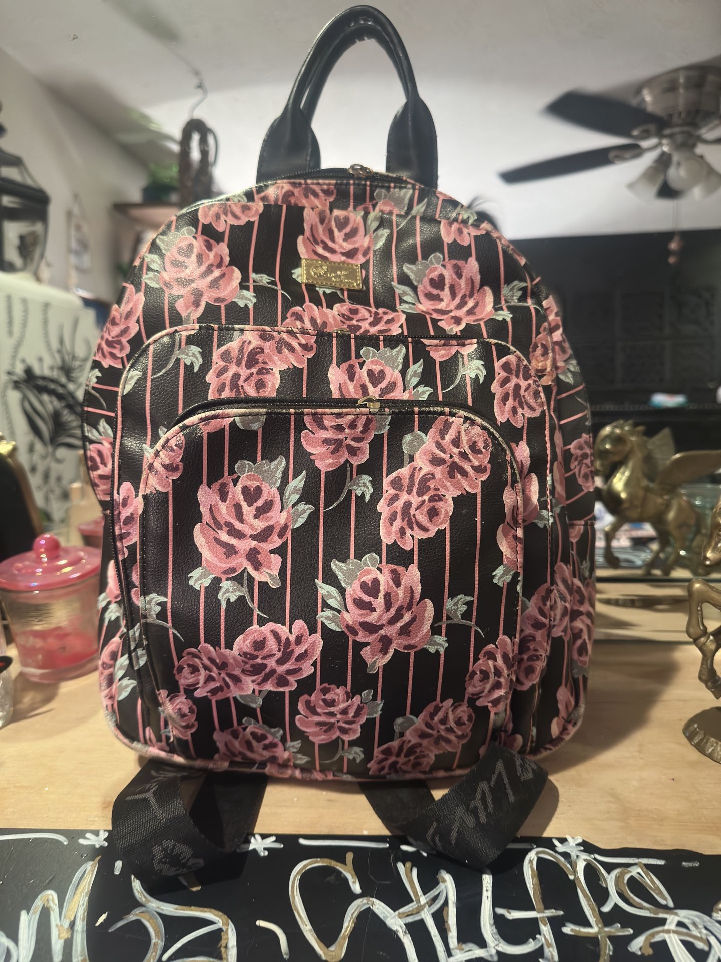 Betsy Johnson Floral Backpack