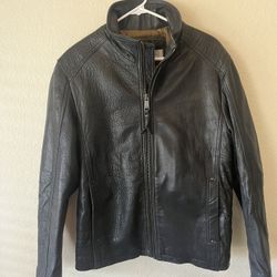 Andrew Marc New York Black Leather Jacket Size M