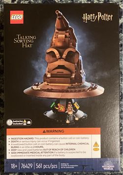 LEGO Harry Potter Talking Sorting Hat W/ 31 Voices 76429 - NEW SEALED BOX