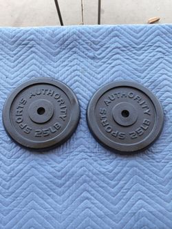Two 25lbs Standard Plates
