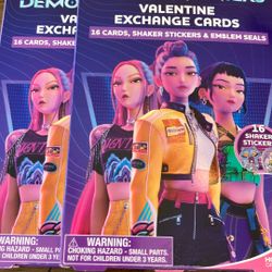 NEW K-Pop Demon Hunters Valentine Exchange Cards