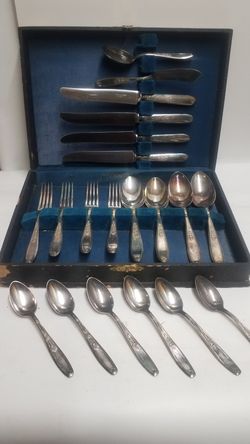 Vintage 1847 Rogers Bros silverware set