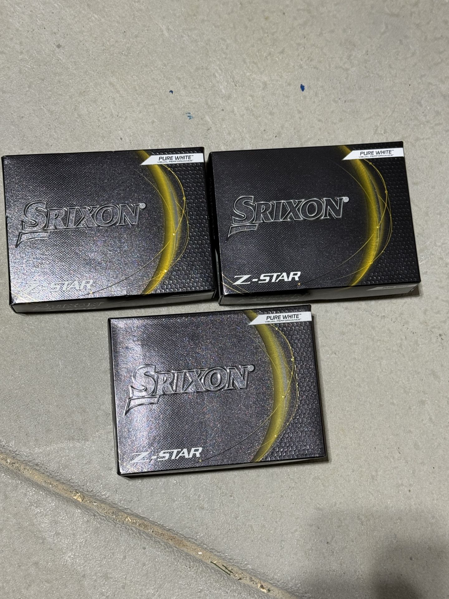 NEW GOLF BALLS Srixon Z Star Tour White 1 dozen or 3 dozen