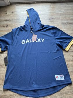 MLS LA Galaxy Short Sleeve Hoodie Men’s 2xl