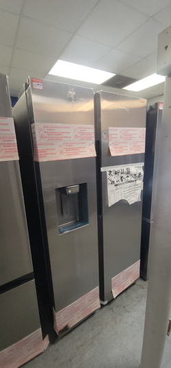 Unknown Brand Side-by-Side Fridge – Stainless, Water & Ice