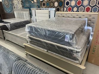 Furniture, Mattress, Box, Spring Bunk, Bed, Bedframe, Queen, King, Full Twin