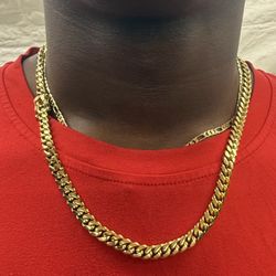 Miami Cuban links necklace for daily wear waterproof 👍👍