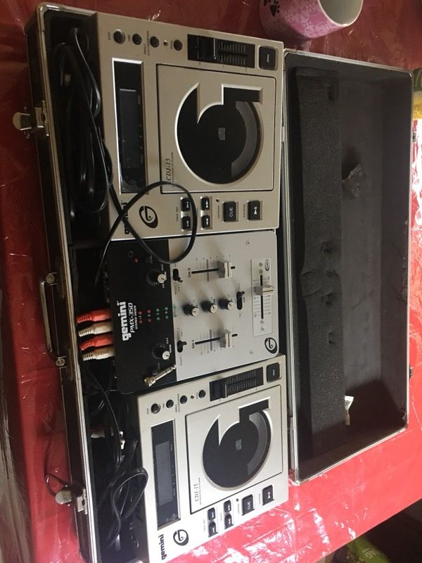 Dj mezclador de música dos discos 150